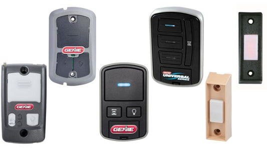 Genie garage door opener wall console options