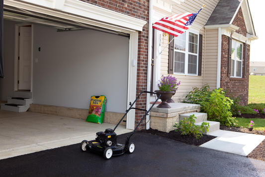 Open garage door