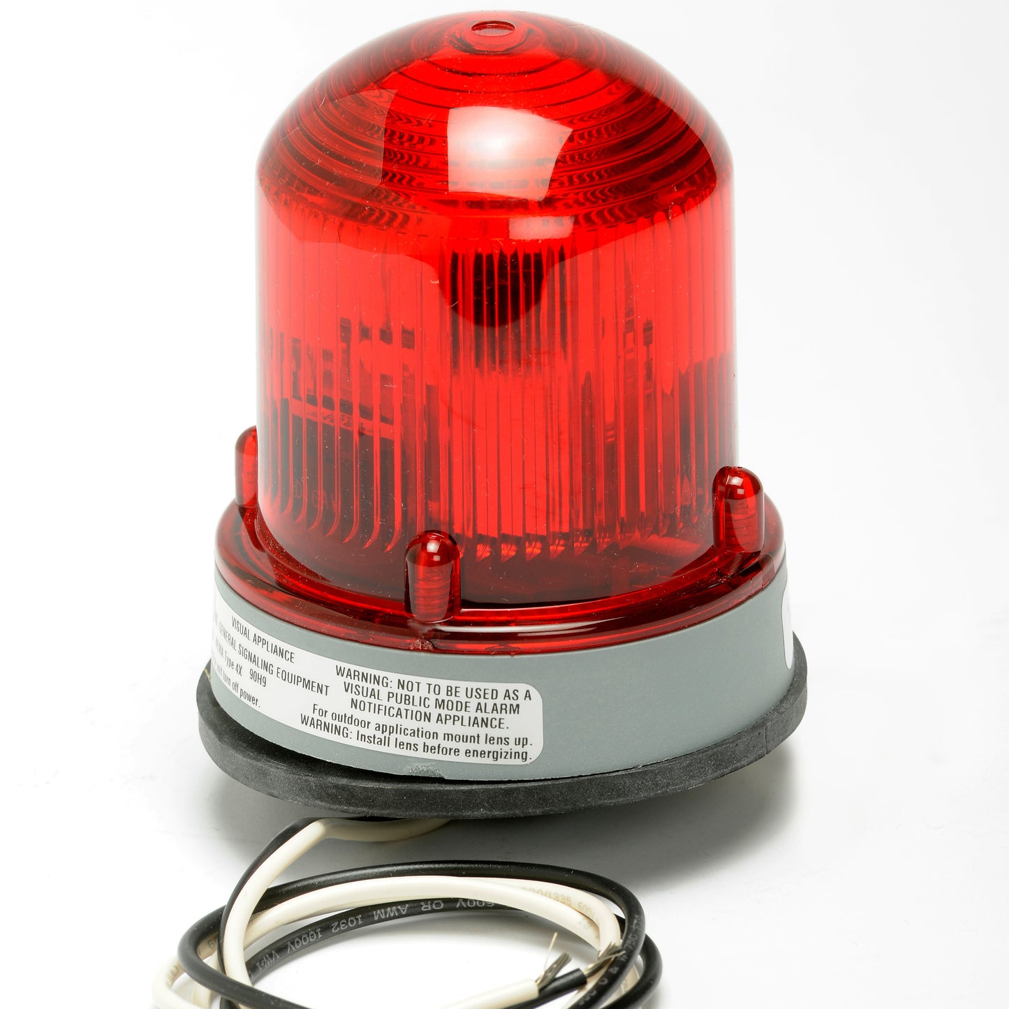 Red Halogen Strobe Signal Device