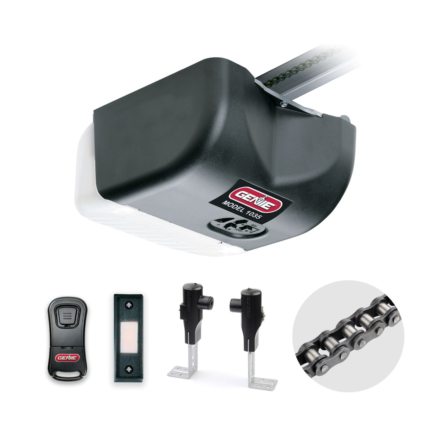 1035-V Chain Drive 500 - Model ½ HPc Garage Door Opener