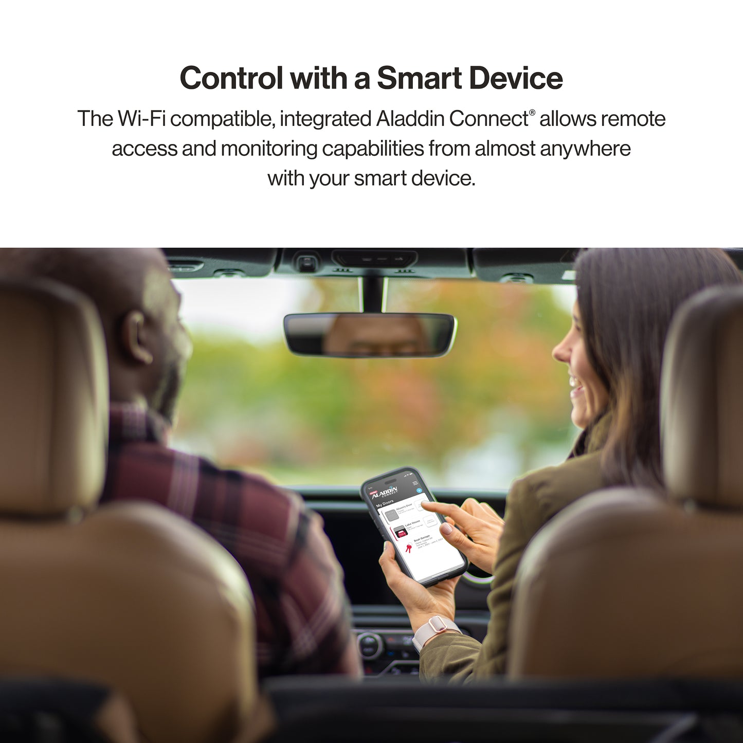 Control your garage door opener with a Smart Device