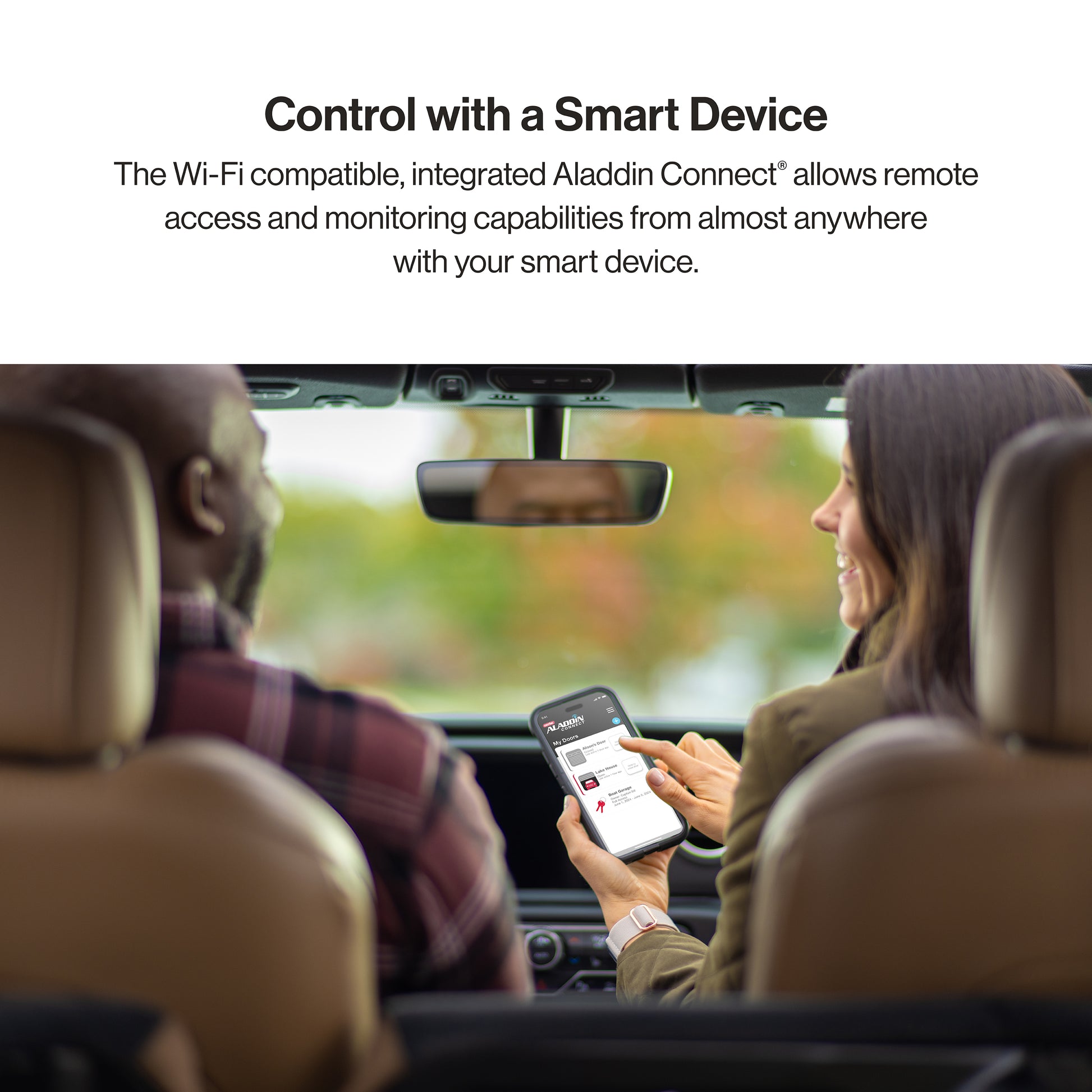 Control your garage door opener with a Smart Device