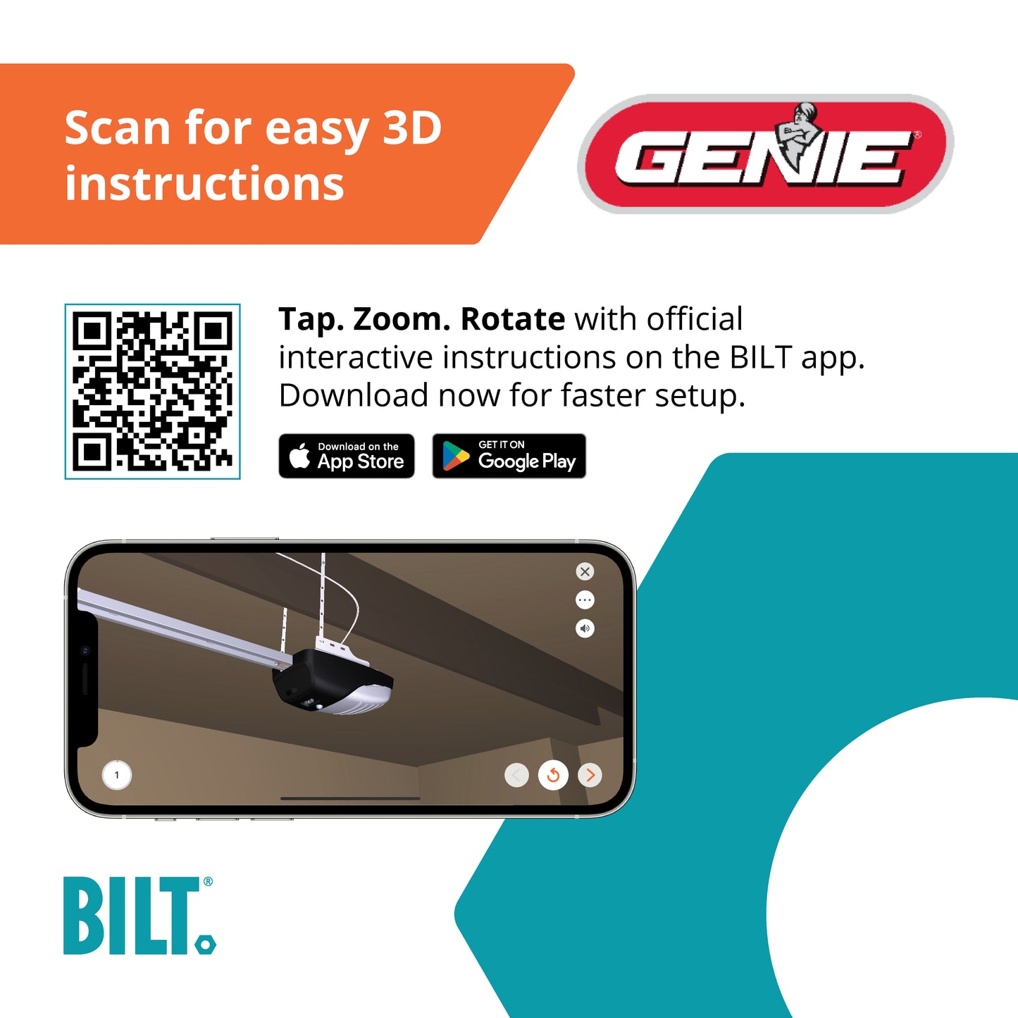 Signature Series 2 HPC Premium Screw Drive Garage Door Opener Wi-Fi Enabled with Battery Backup