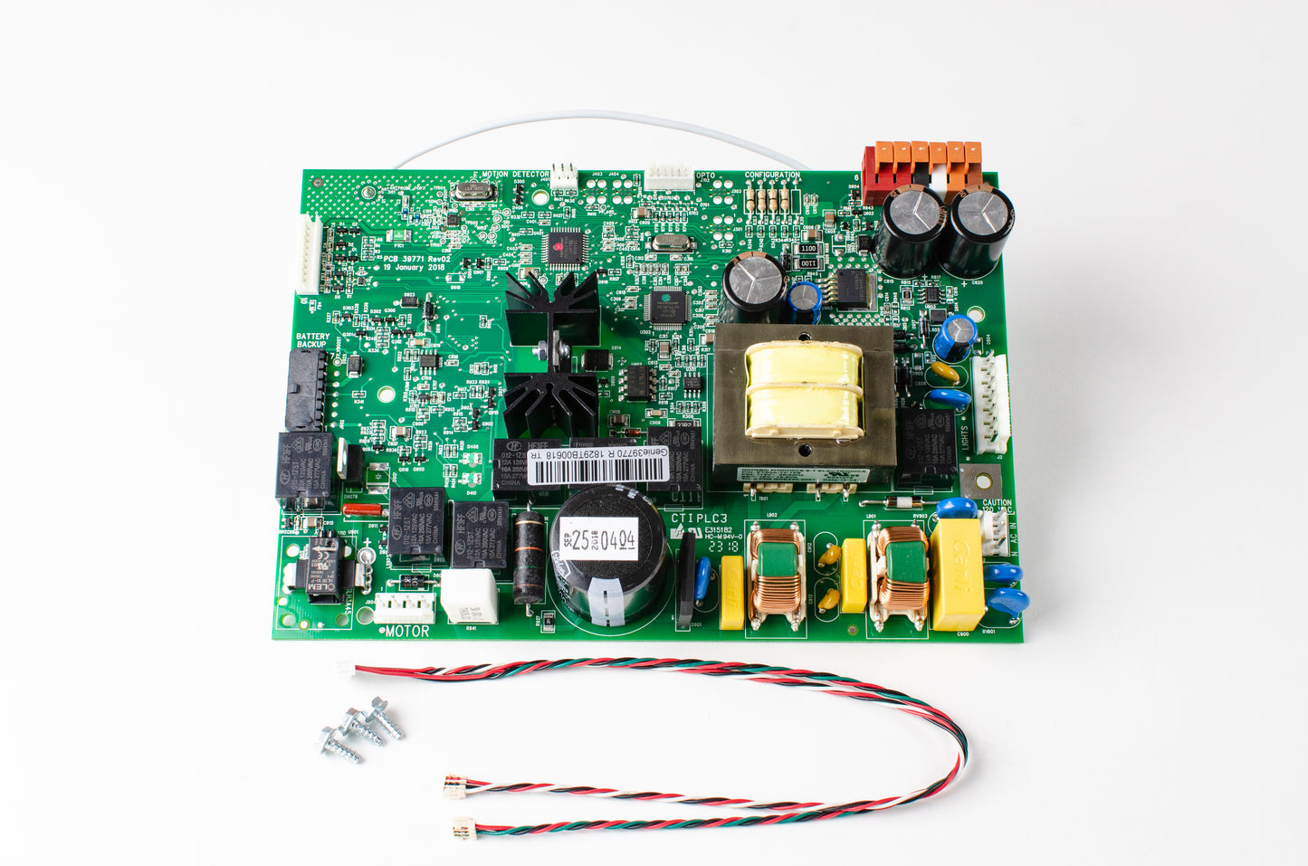 Circuit board for the Genie MachForce Connect model 4063