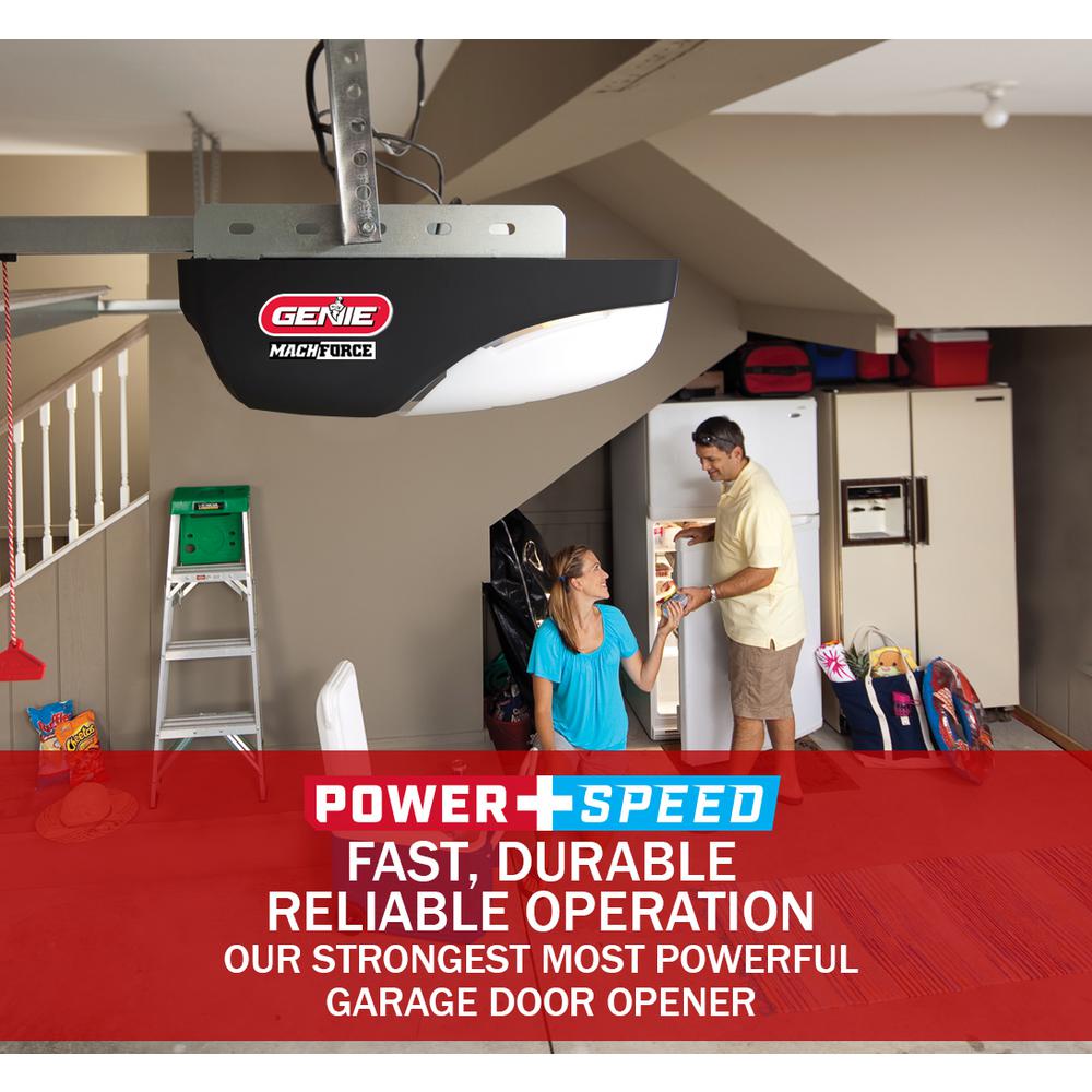 MachForce Plus 2 HP Fast and Durable Screw Drive Garage Door Opener Plus Wireless Keypad