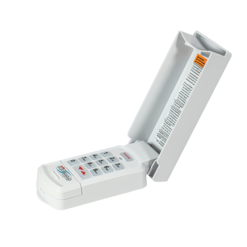 Side View of the Universal Wireless Garage Door Opener Keypad, GUK-BX, 41249R