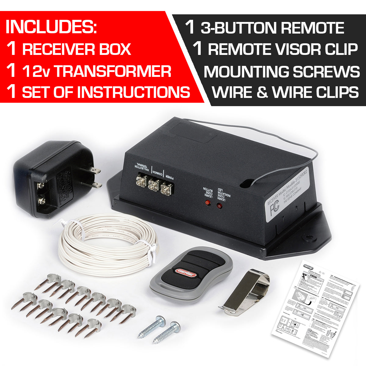 Universal Garage Door Opener Remote Upgrade / Conversion Kit , Universal Dual Frequency Conversion Kit - The Genie Company