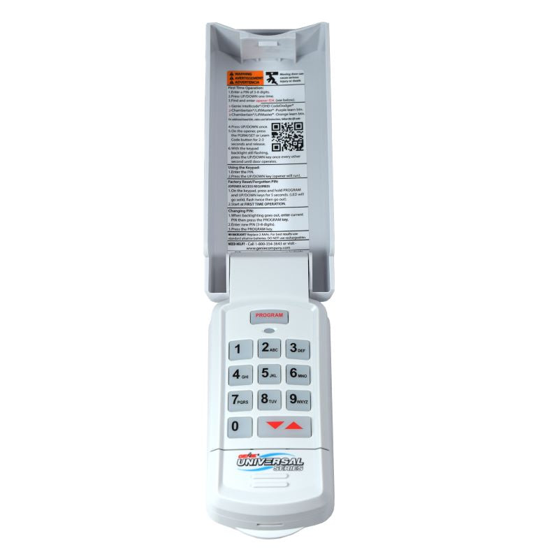 Universal Wireless Garage Door Opener Keypad, GUK-BX, 41249R 