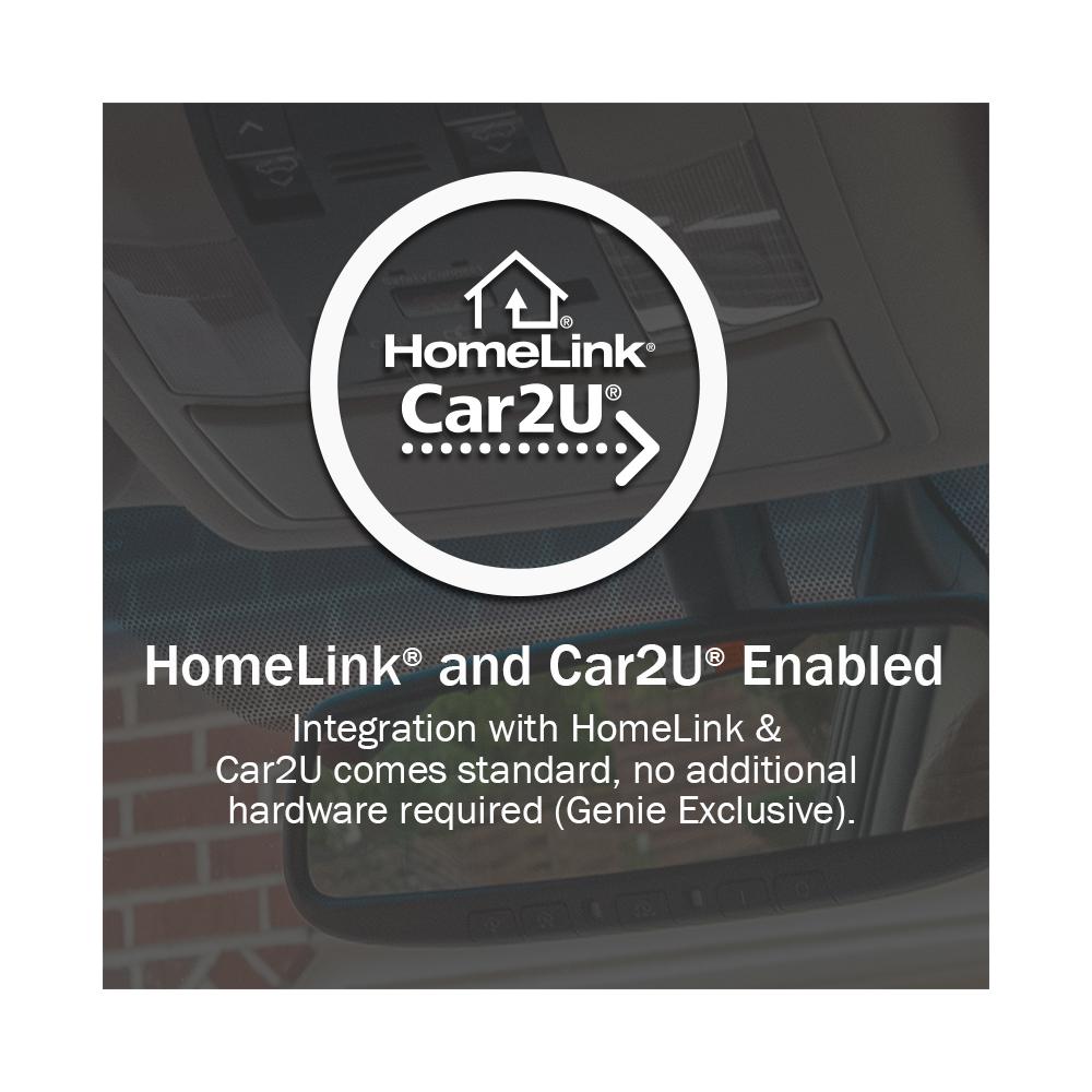Works with the popular in vehicle remote system Homelink