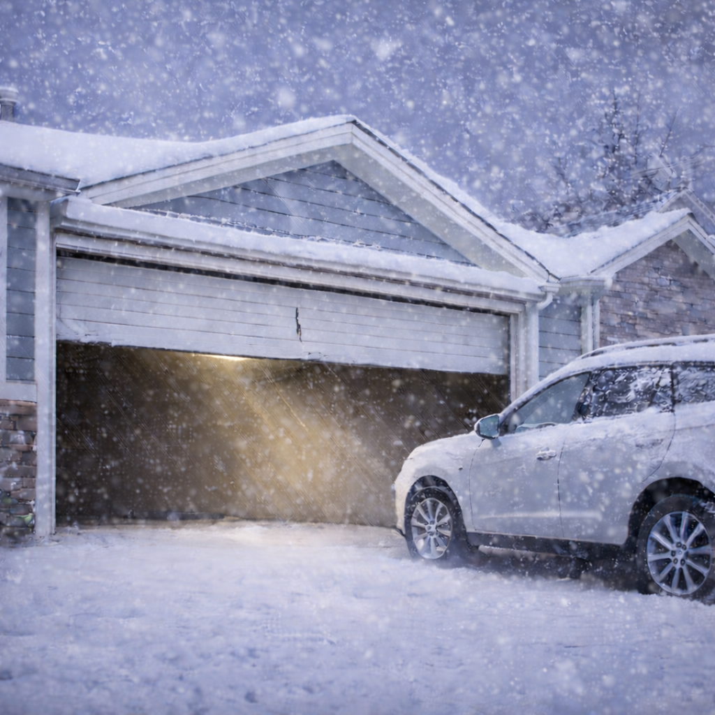 Batter backup power for garage door opener
