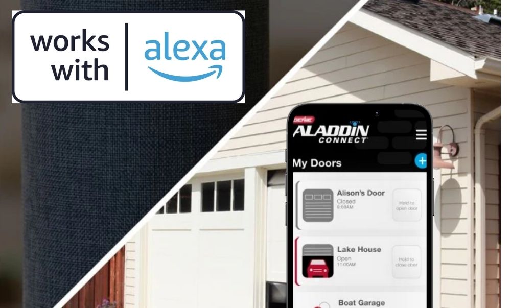 Genie's Aladdin Connect® Smart Garage Door Openers Earn the Works with Alexa Certification