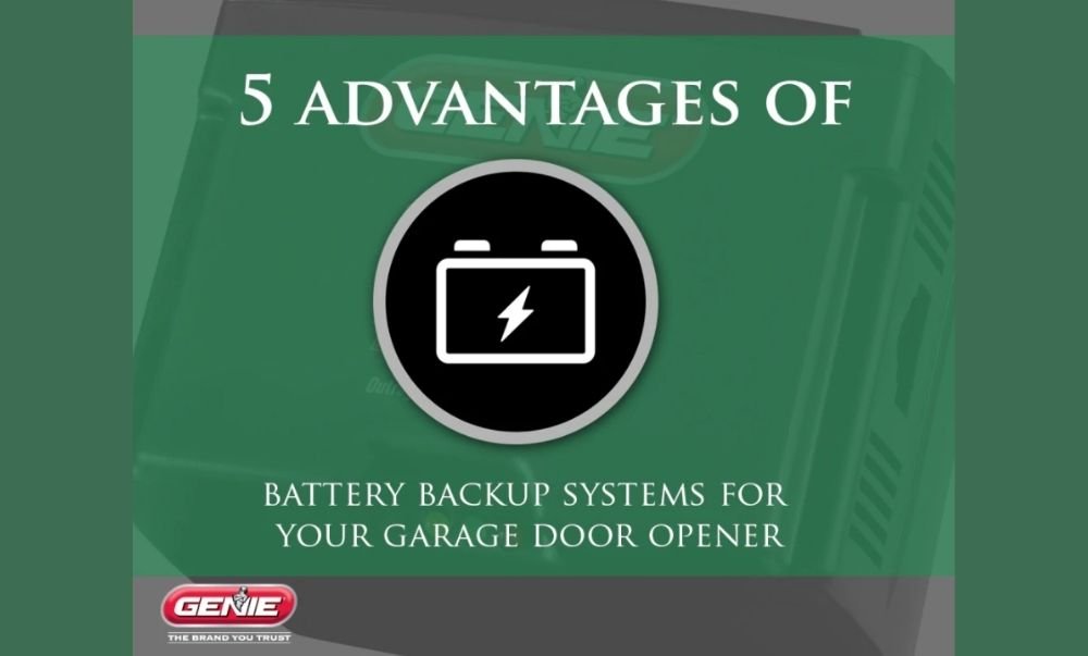 5 Advantages of a battery backup for your garage door opener