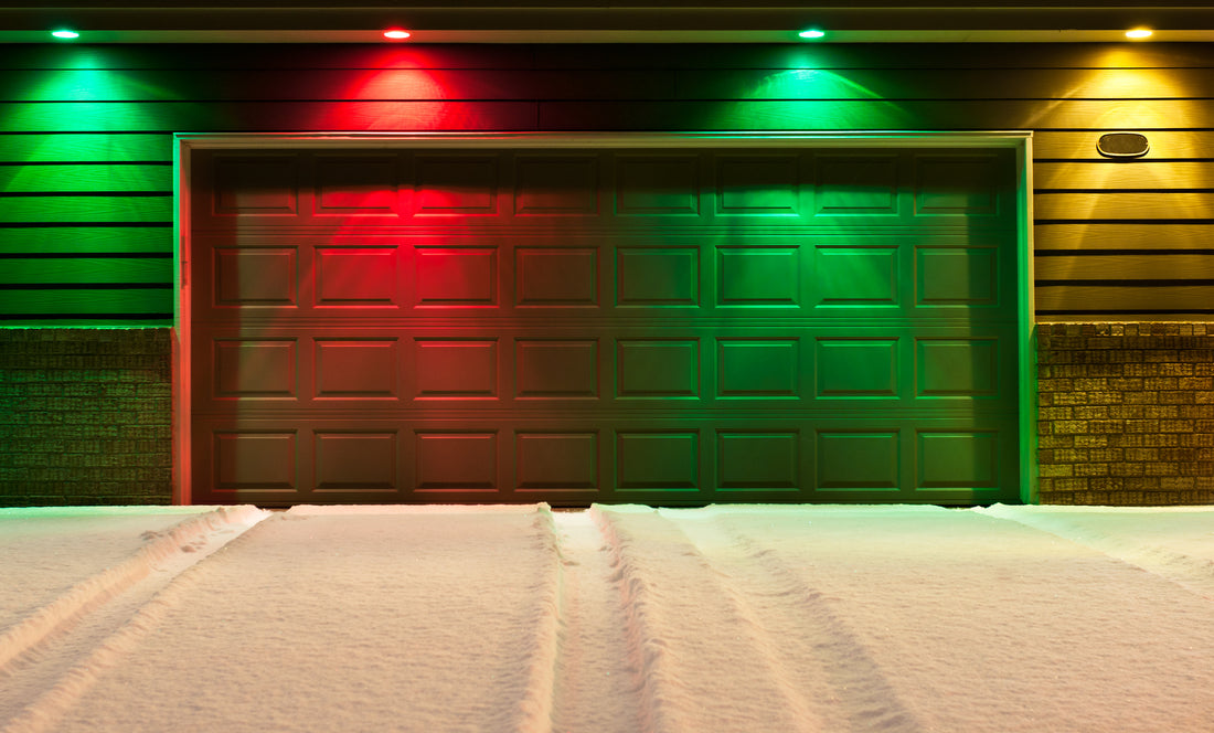 Decorating The Garage Door For The Holidays