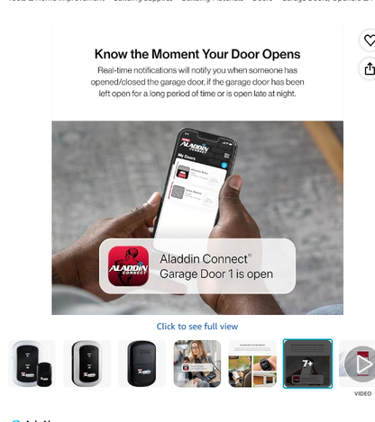 Aladdin Connect® Smartphone Enabled Garage Door Controller (Single Door Kit)