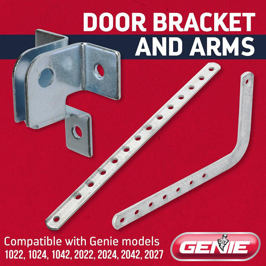 Door Bracket and Arms Bundle - Compatible with Genie models 1022, 1024, 1042, 2022, 2024, 2042, 2027