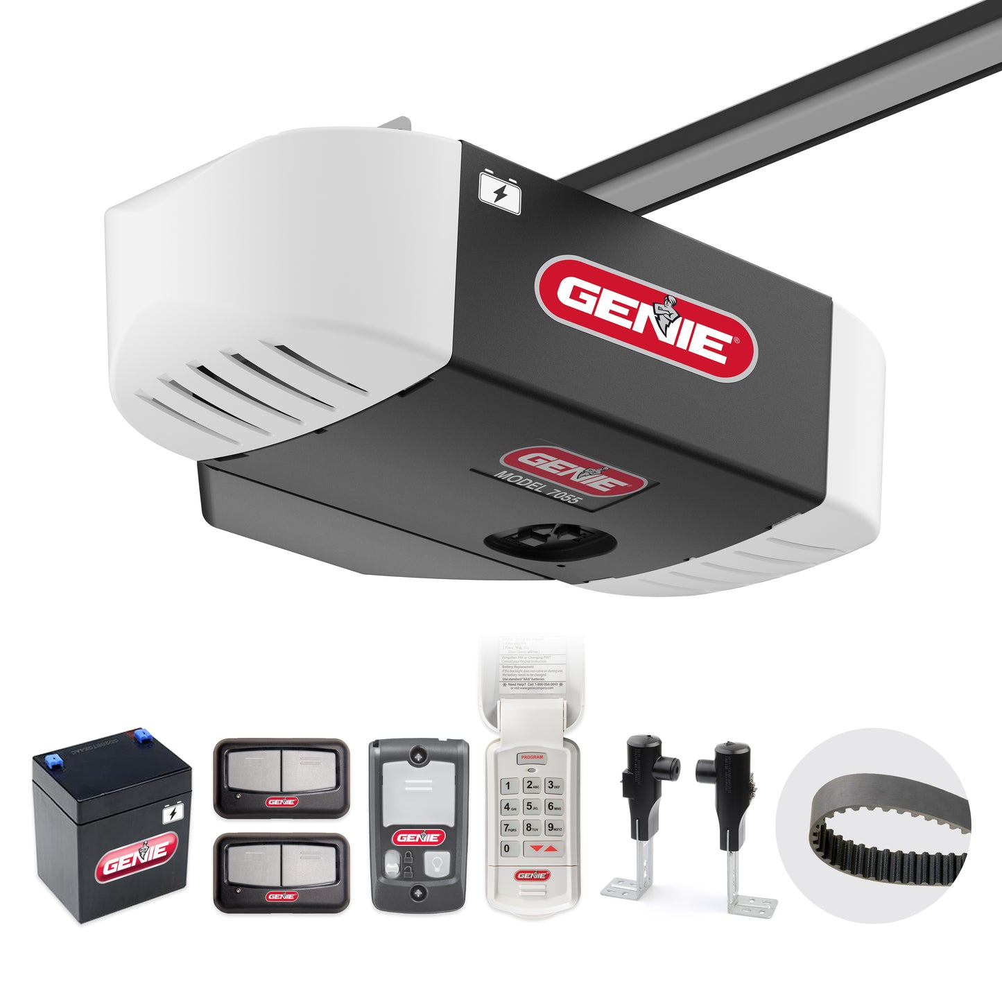 StealthDrive 750 1-1/4 HPc Belt Drive Garage Door Opener with Battery BackUp