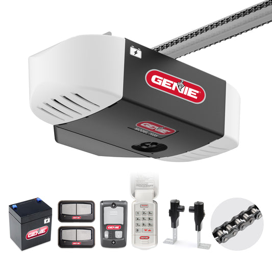 Genie garage door opener with accessories 