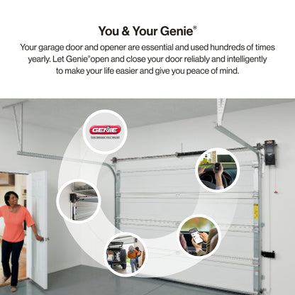 You and your Genie Wall Mount Garage Door Opener