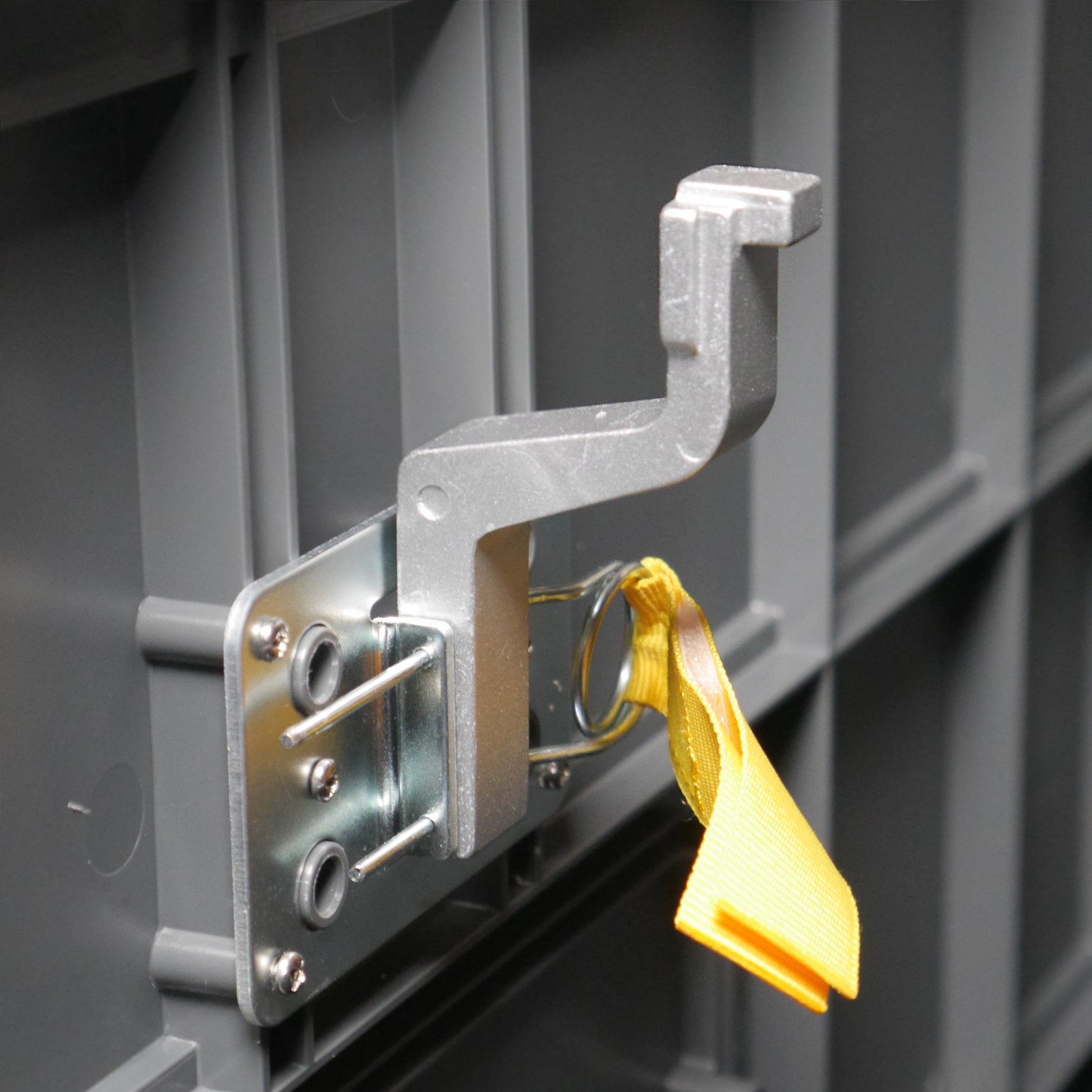 BenchSentry Package Delivery Box_Slate_Locking Mechanism