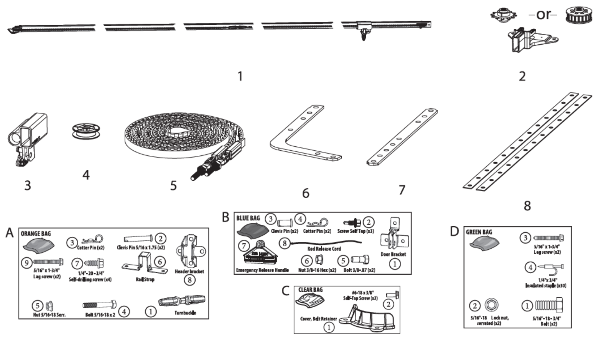 Genie Chainglide Connect, SilentMax Connect, & QuietLift Connect Parts ...