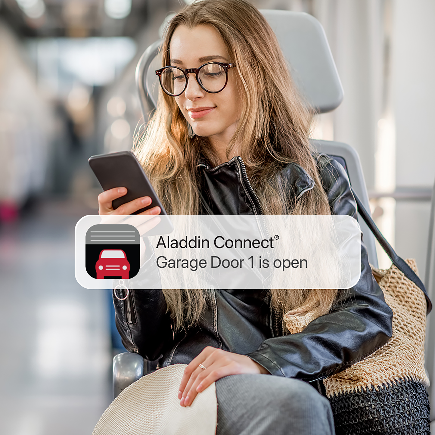 Aladdin Connect® Smartphone Enabled Garage Door Controller (Single Door Kit)