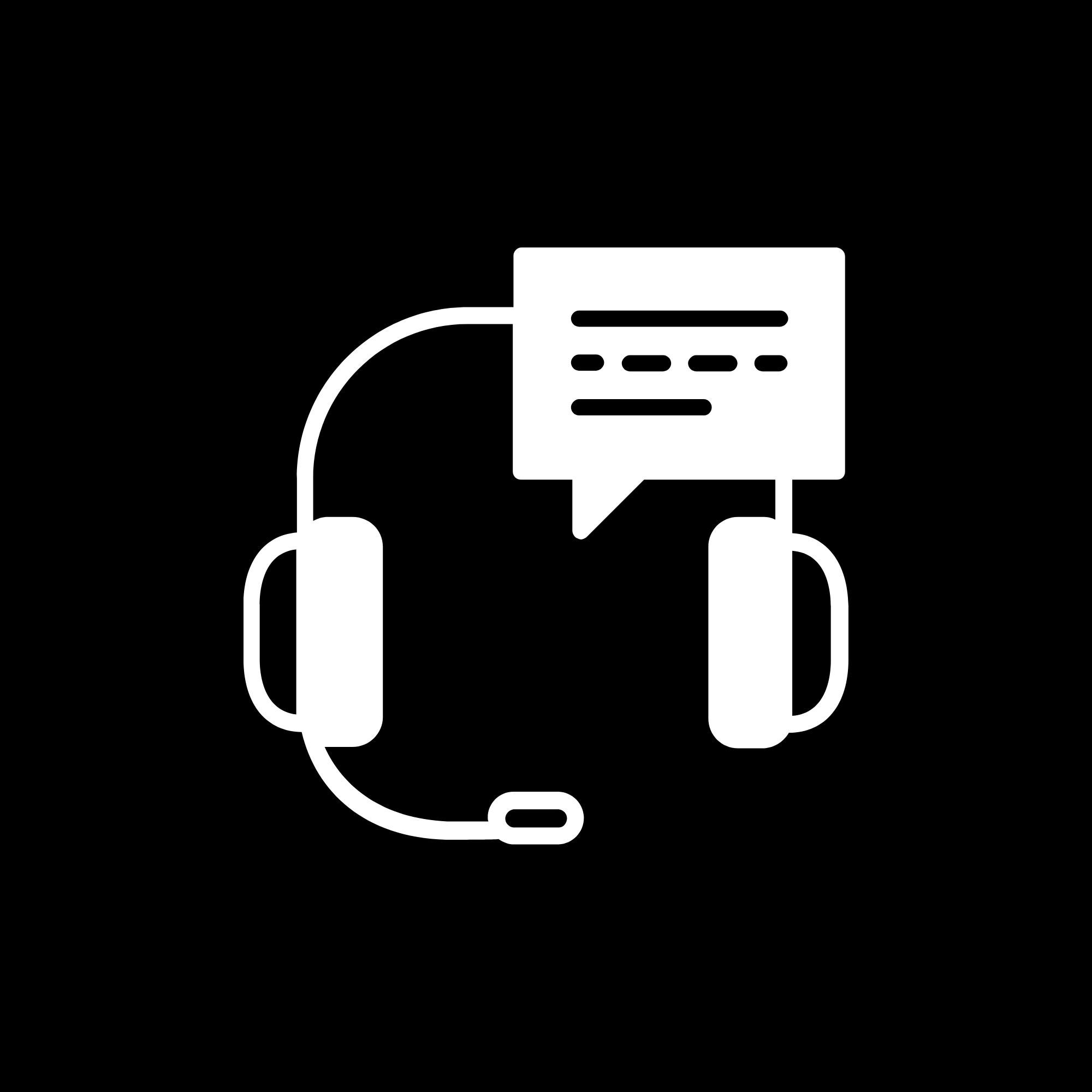 Customer support chat