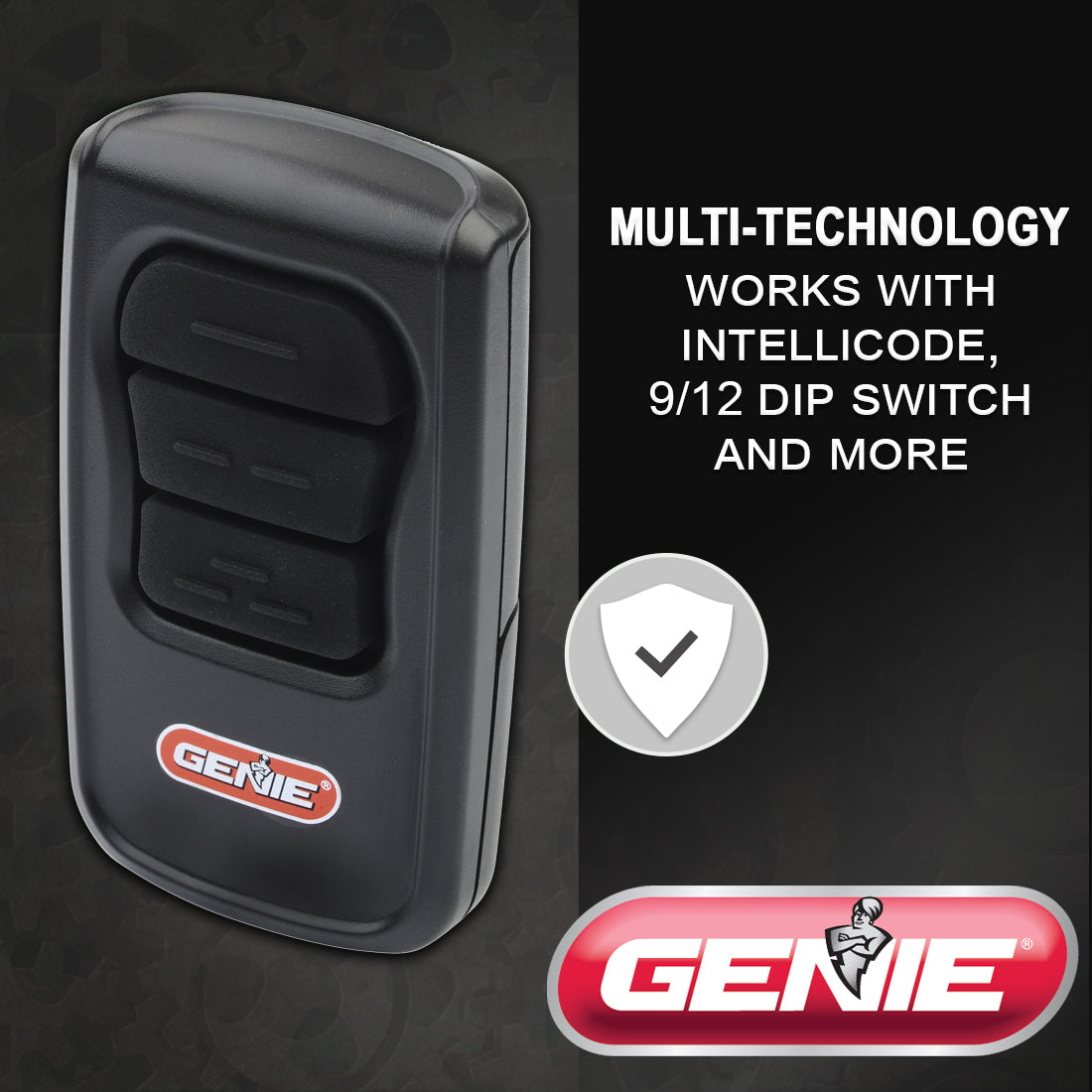 Multi-Technology Genie Master Garage Door Opener Remote