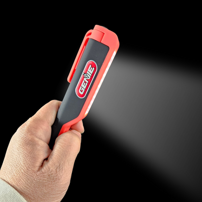 Genie Pocket Work Flashlight in use