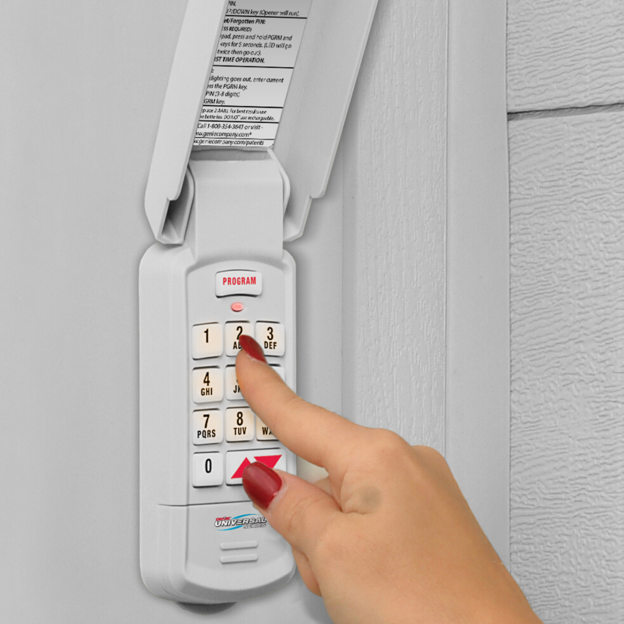 Universal Garage Door Opener Wireless Keypad GUKBX The Genie Company