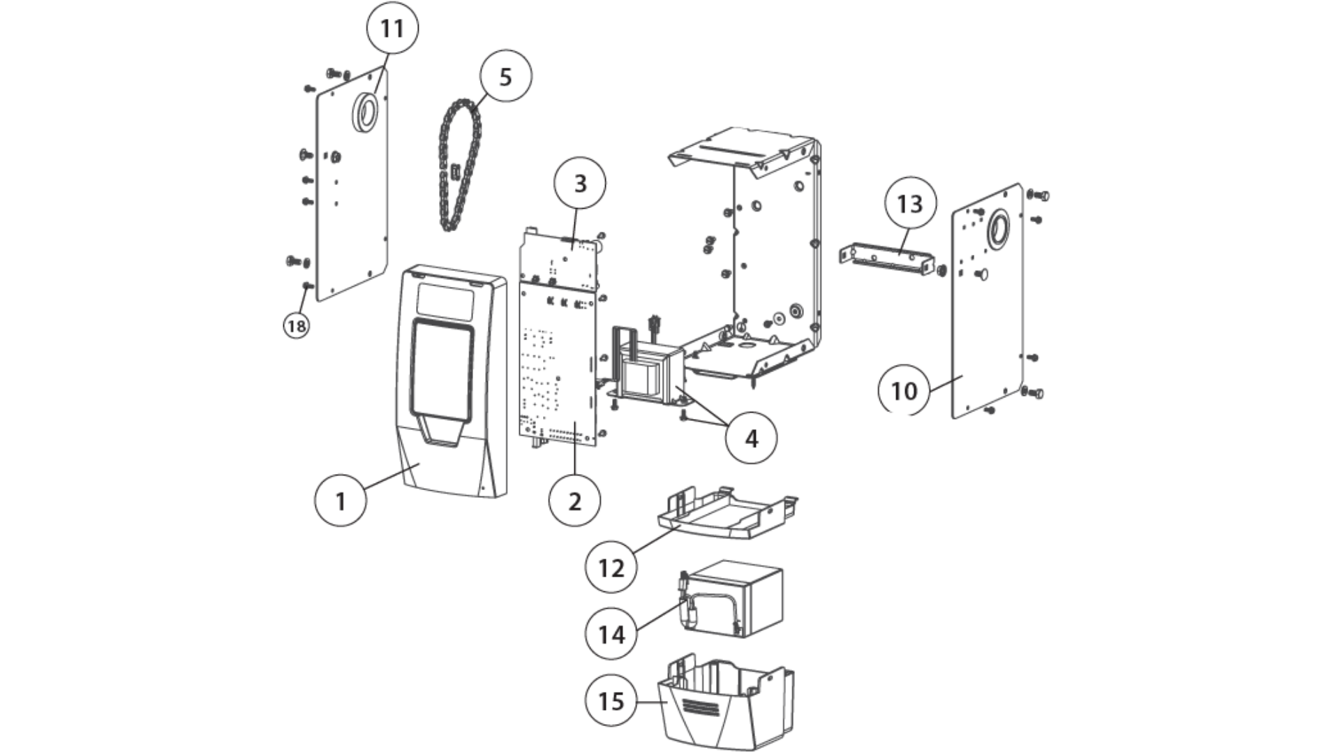 Genie Wall Mount Garage Door Opener Replacement Parts Diagram