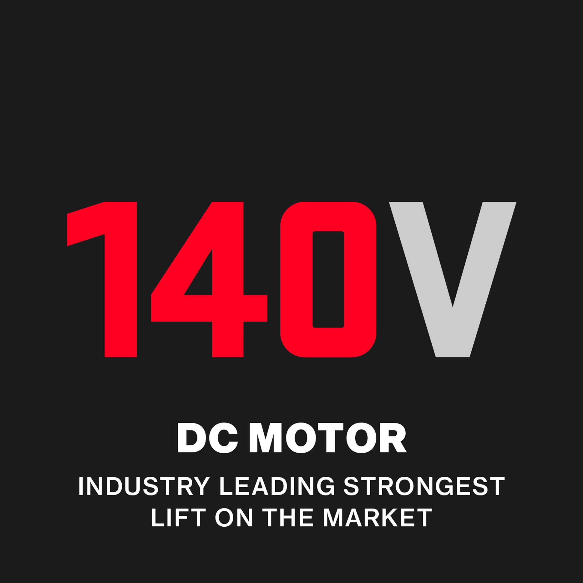 140V Motor - HPc - the strongest and fastest lift on the market for garage door openers