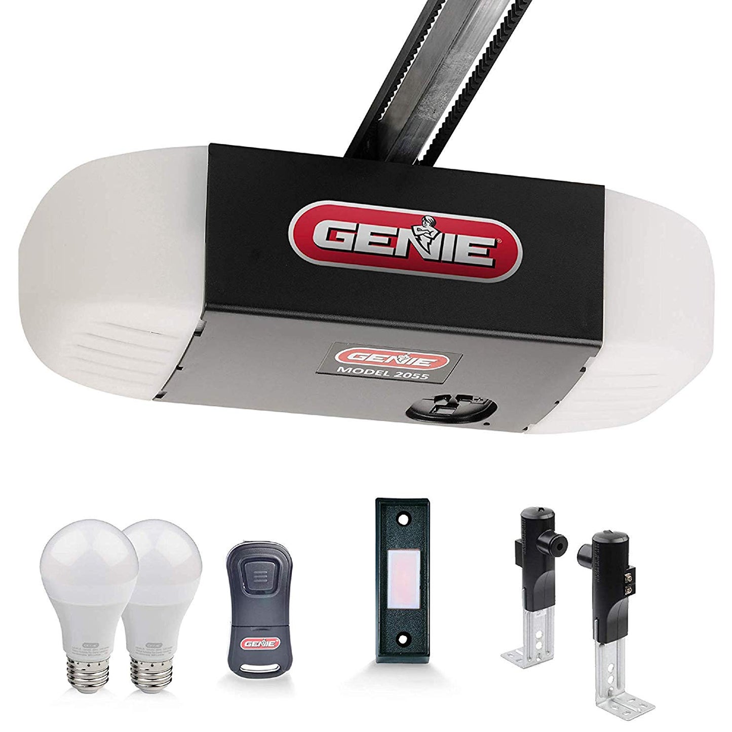 Stealth 500 Essentials, LED Bulbs Included, Ultra-Quiet Belt Drive Garage Door Opener