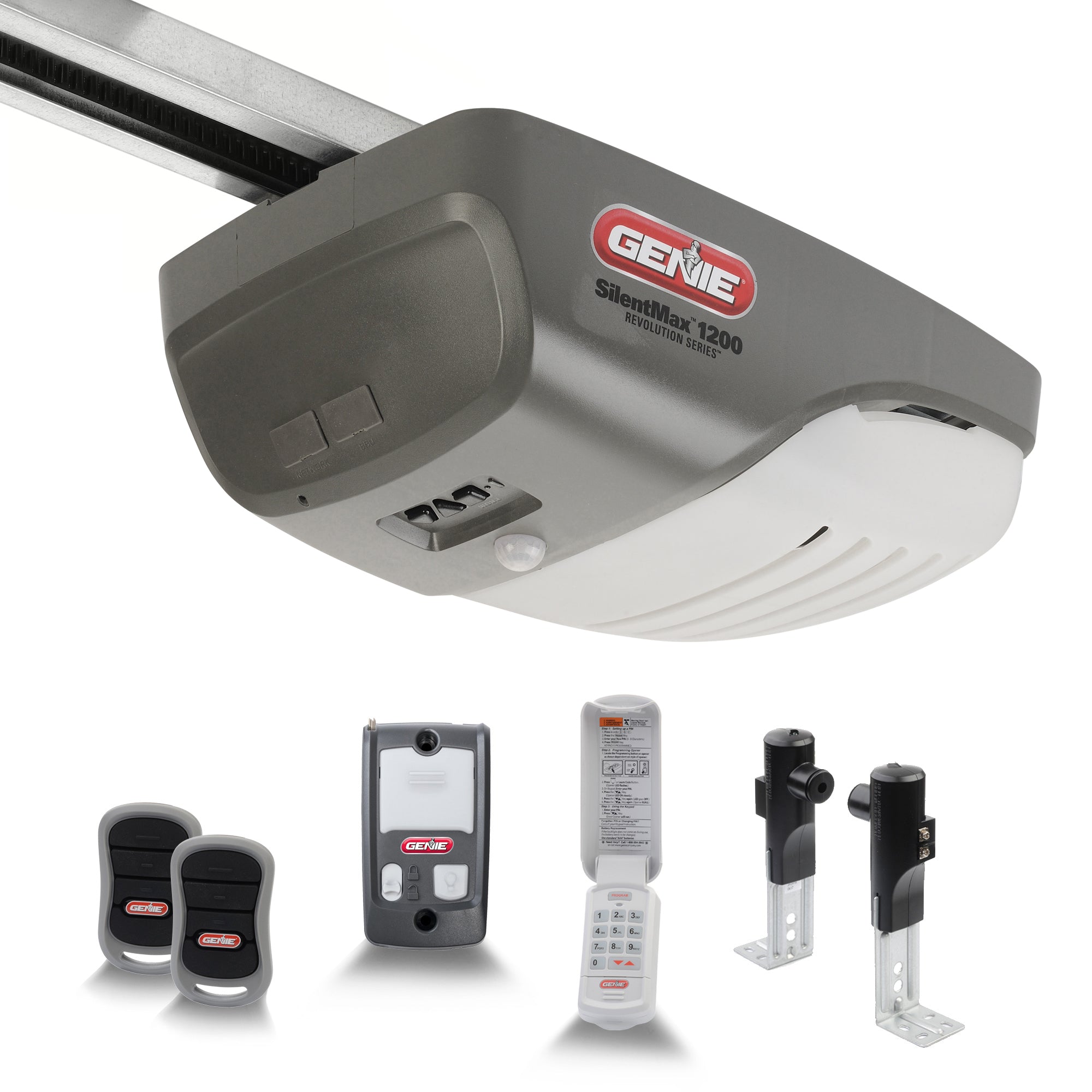 Belt driven outlet garage door opener