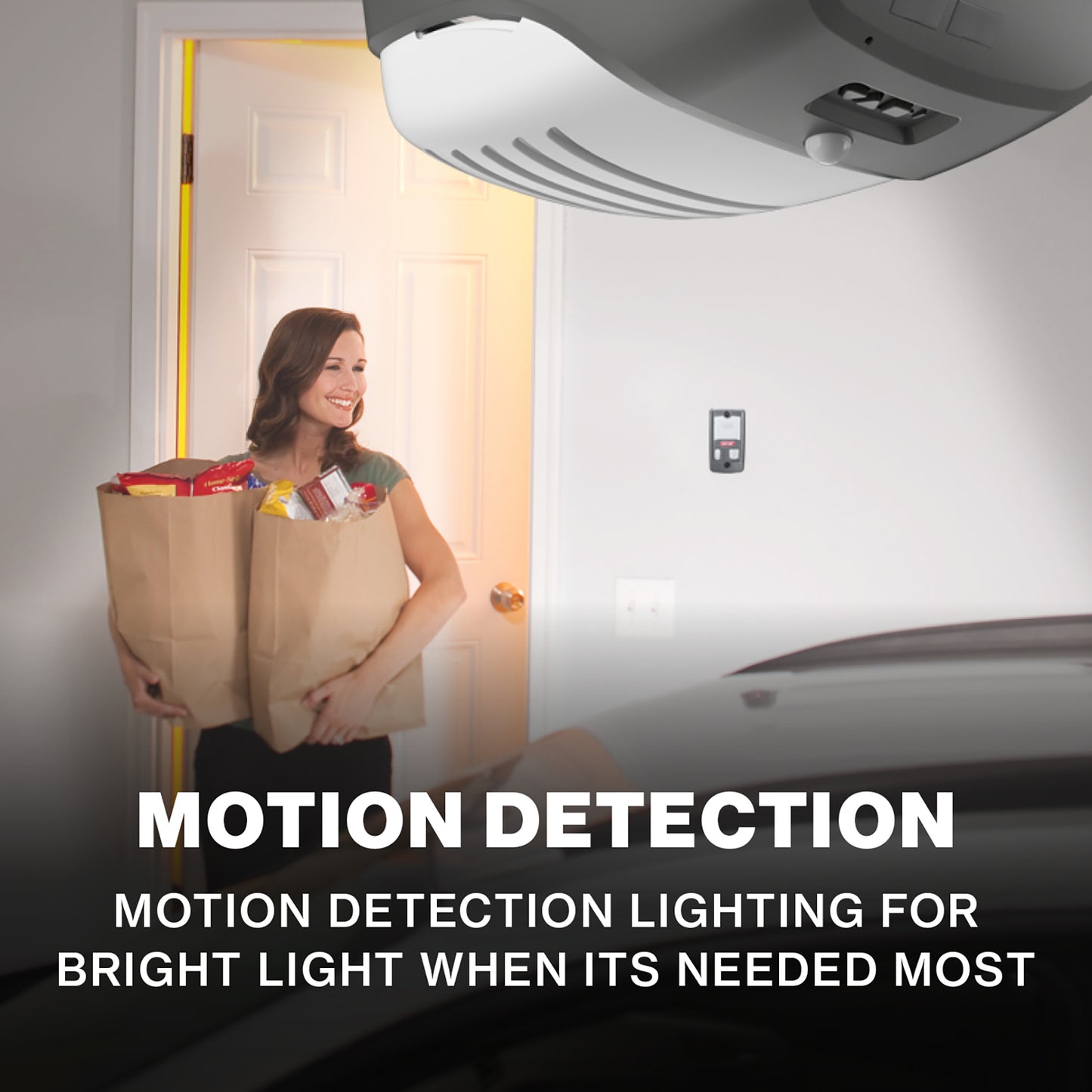 4042-TKH Belt Drive Garage Door Opener with Motion Lighting