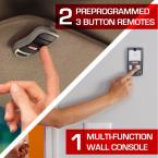 MachForce Screw Drive includes two preprogrammed remotes and a multifunction wall console 