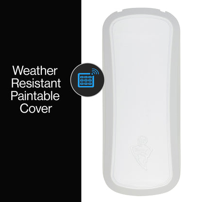 The Genie Wireless Keypad has a paintable weather resistant cover
