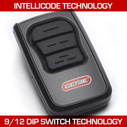 The GM3T-R Genie Master remote will work on dipswitch/ fixed code technology as well as the newer Intellicode model garage door openers 